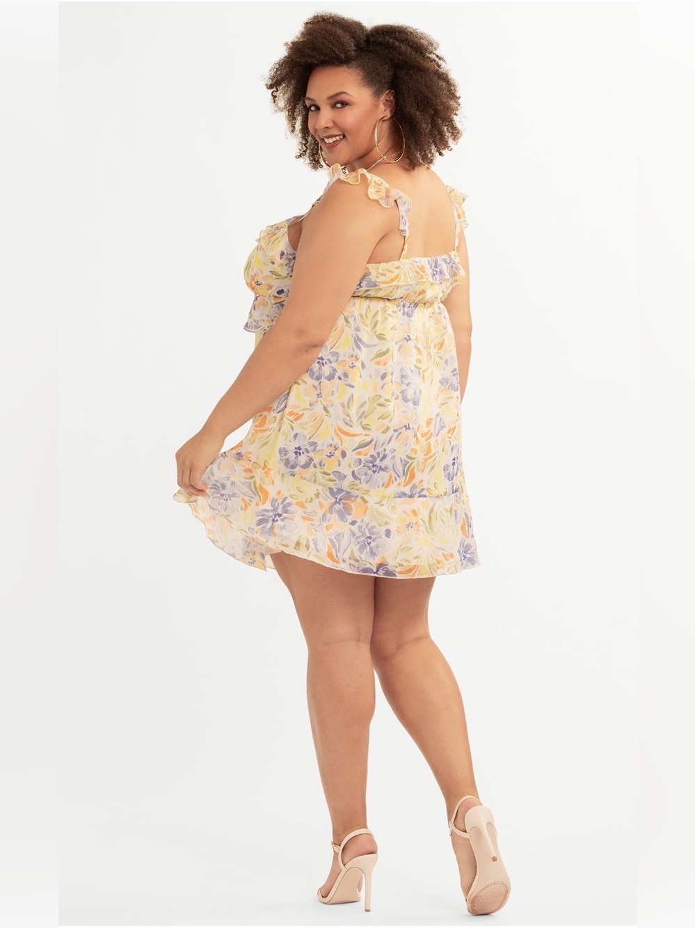 Jessica Simpson Salma Ruffle Mini Dress